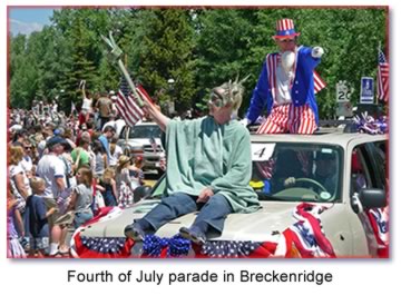 Fourth of July parade in Breckenridge.
